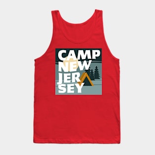 Camp New Jersey - Let's Go Camping - JerseyVibes Tank Top